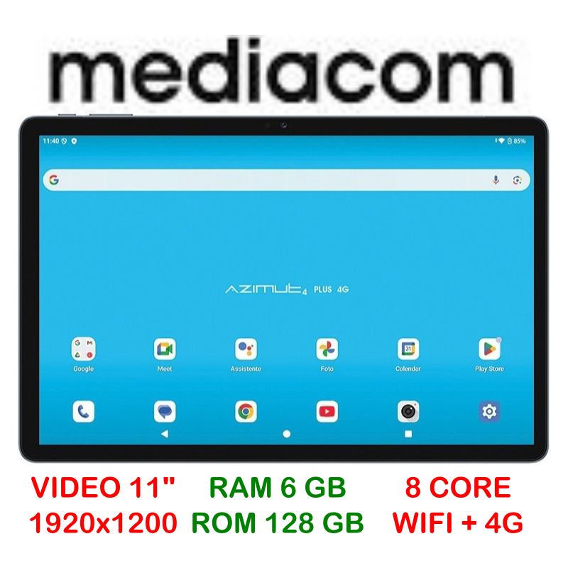 TABLET PC MEDIACOM 11" 4G
